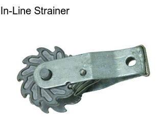 In-Line Strainer