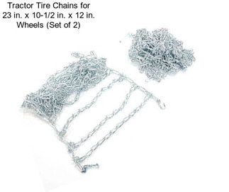 Tractor Tire Chains for 23 in. x 10-1/2 in. x 12 in. Wheels (Set of 2)