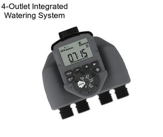 4-Outlet Integrated Watering System