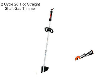 2 Cycle 28.1 cc Straight Shaft Gas Trimmer