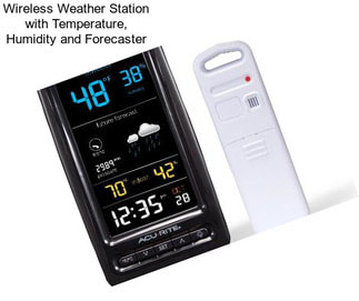 Wireless Weather Station with Temperature, Humidity and Forecaster