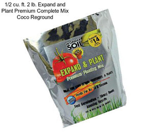 1/2 cu. ft. 2 lb. Expand and Plant Premium Complete Mix Coco Reground