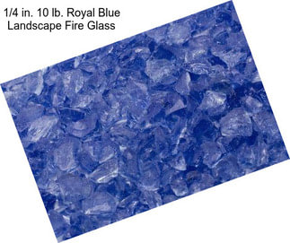 1/4 in. 10 lb. Royal Blue Landscape Fire Glass