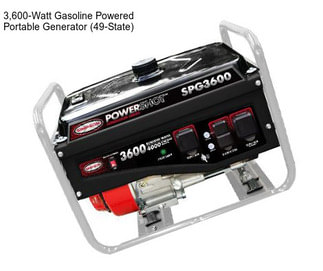 3,600-Watt Gasoline Powered Portable Generator (49-State)