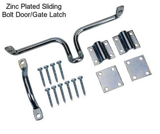 Zinc Plated Sliding Bolt Door/Gate Latch