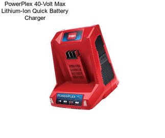 PowerPlex 40-Volt Max Lithium-Ion Quick Battery Charger