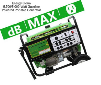 Energy Storm 5,700/5,000-Watt Gasoline Powered Portable Generator