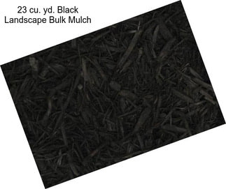 23 cu. yd. Black Landscape Bulk Mulch