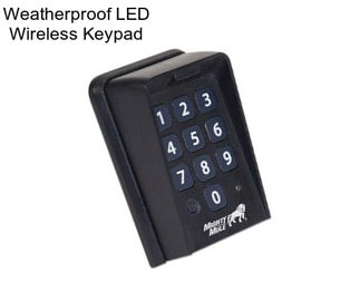 Weatherproof LED Wireless Keypad