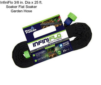 InfiniFlo 3/8 in. Dia x 25 ft. Soaker Flat Soaker Garden Hose