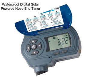 Waterproof Digital Solar Powered Hose End Timer