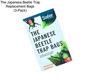 The Japanese Beetle Trap Replacement Bags (3-Pack)