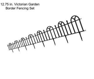 12.75 in. Victorian Garden Border Fencing Set
