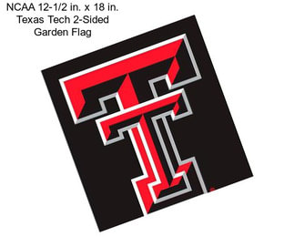 NCAA 12-1/2 in. x 18 in. Texas Tech 2-Sided Garden Flag