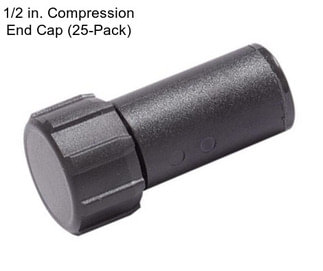 1/2 in. Compression End Cap (25-Pack)