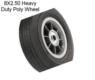 8X2.50 Heavy Duty Poly Wheel