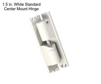 1.5 in. White Standard Center Mount Hinge