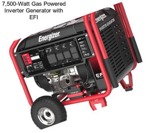 7,500-Watt Gas Powered Inverter Generator with EFI