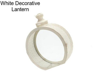 White Decorative Lantern