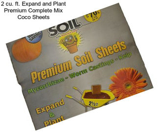 2 cu. ft. Expand and Plant Premium Complete Mix Coco Sheets