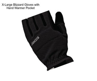 X-Large Blizzard Gloves with Hand Warmer Pocket