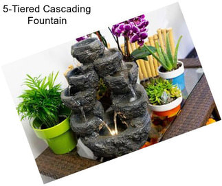 5-Tiered Cascading Fountain