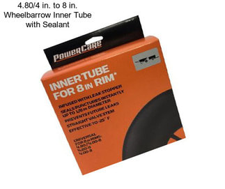 4.80/4 in. to 8 in. Wheelbarrow Inner Tube with Sealant