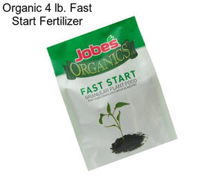 Organic 4 lb. Fast Start Fertilizer