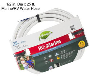 1/2 in. Dia x 25 ft. Marine/RV Water Hose