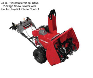 28 in. Hydrostatic Wheel Drive 2-Stage Snow Blower with Electric Joystick Chute Control