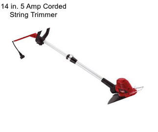14 in. 5 Amp Corded String Trimmer