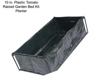 10 in. Plastic Tomato Raised Garden Bed Kit Planter