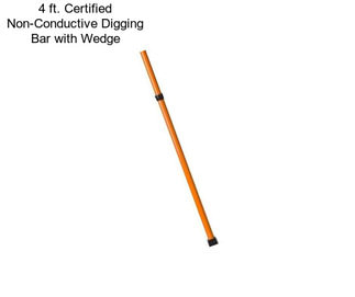 4 ft. Certified Non-Conductive Digging Bar with Wedge