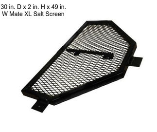 30 in. D x 2 in. H x 49 in. W Mate XL Salt Screen