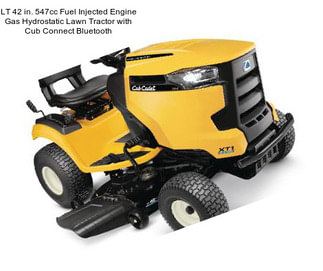 LT 42 in. 547cc Fuel Injected Engine Gas Hydrostatic Lawn Tractor with Cub Connect Bluetooth