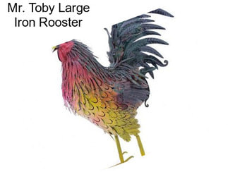 Mr. Toby Large Iron Rooster