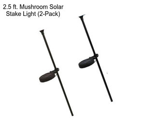 2.5 ft. Mushroom Solar Stake Light (2-Pack)