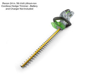 Recon 24 in. 56-Volt Lithium-ion Cordless Hedge Trimmer - Battery and Charger Not Included