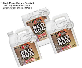 1 Gal. 5-Minute Egg and Resistant Bed Bug Killer/Professional Exterminator Formula (3 Pack)