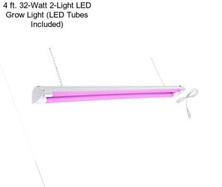 4 ft. 32-Watt 2-Light LED Grow Light (LED Tubes Included)