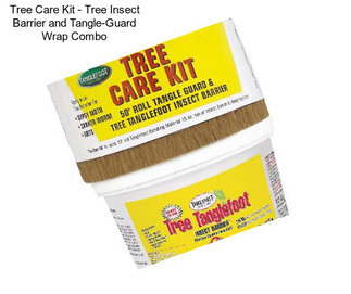 Tree Care Kit - Tree Insect Barrier and Tangle-Guard Wrap Combo