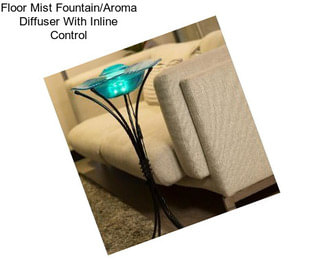 Floor Mist Fountain/Aroma Diffuser With Inline Control