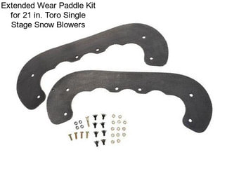 Extended Wear Paddle Kit for 21 in. Toro Single Stage Snow Blowers