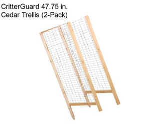 CritterGuard 47.75 in. Cedar Trellis (2-Pack)