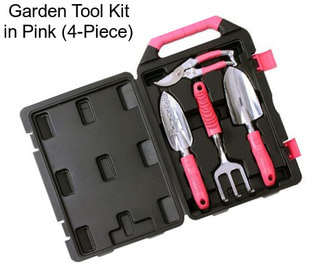 Garden Tool Kit in Pink (4-Piece)