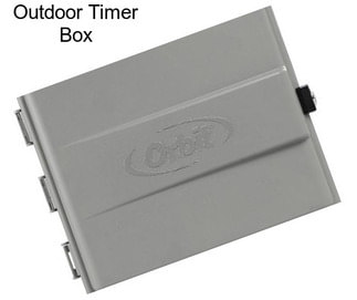 Outdoor Timer Box