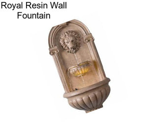 Royal Resin Wall Fountain