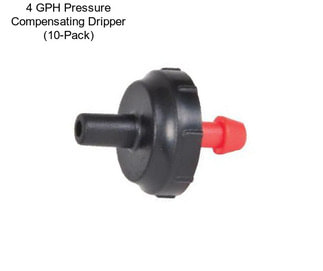 4 GPH Pressure Compensating Dripper (10-Pack)