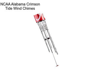 NCAA Alabama Crimson Tide Wind Chimes