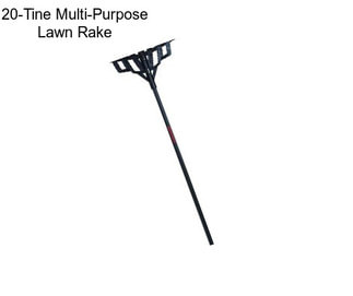 20-Tine Multi-Purpose Lawn Rake